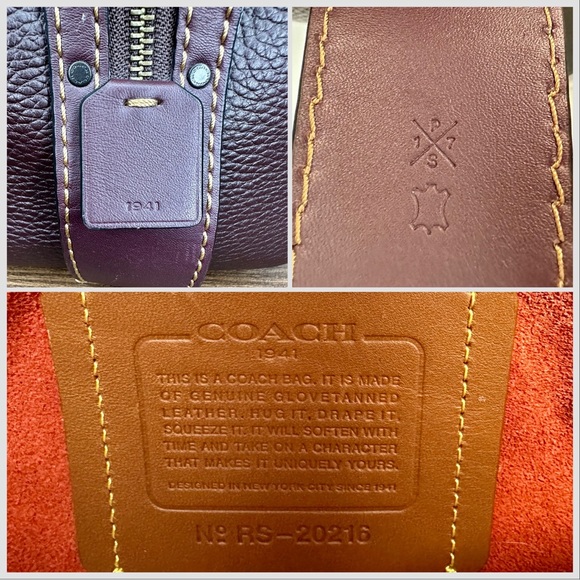 Coach 1941 Rogue Satchel in Oxblood - Picture 10 of 12